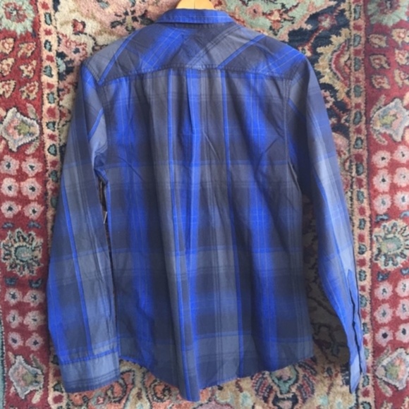 Levi's Plaid Button Down Men's Western Pocket Snap - Picture 3 of 5